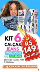 KIT 6 CALÇAS JEANS MODELADORAS (PROMOÇÃO ESPECIAL)
